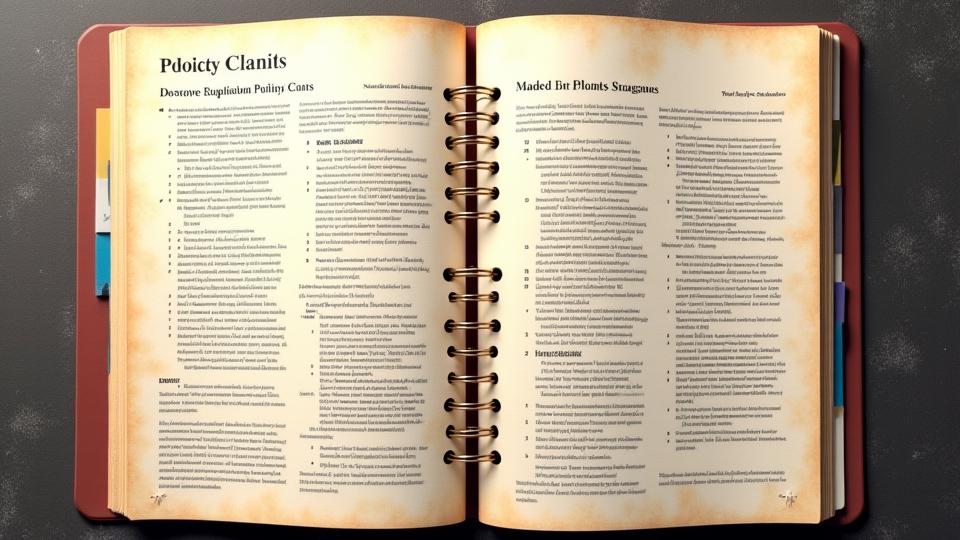 Illustration of policy document with clear sections and timelines, symbolizing transparency in terms.